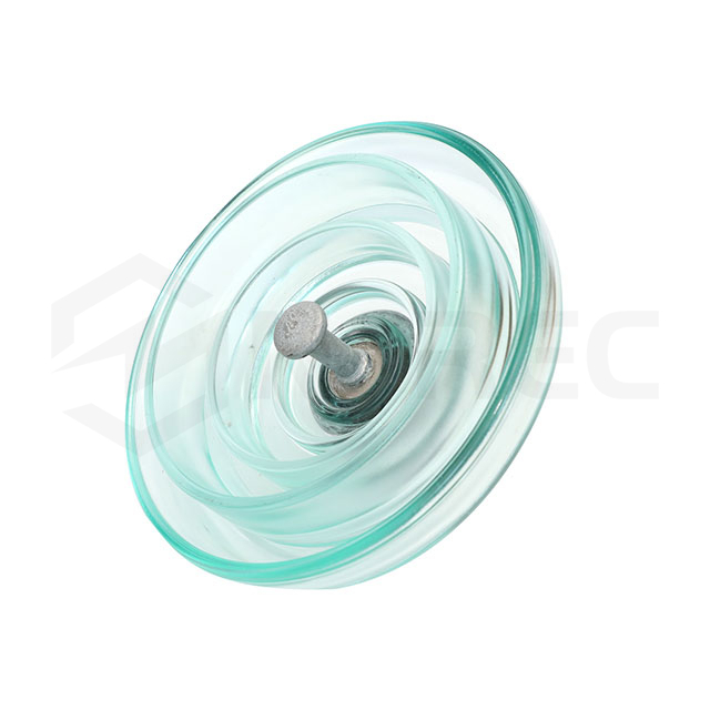U210BS Isolator aus geh&auml;rtetem Glas mit Kugel und Fassung