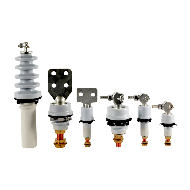 1.2kV 417A 800A 1200A ANSI جلبة محول البورسلين القياسية مع 4 ثقوب بأسمائها الحقيقية